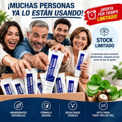 JAYSUING 🌿 Scar Removal Cream ✨ Crema para Cicatrices y Marcas 💧 Hidratación Diaria, Absorción Rápida y No Grasosa 🌱 Con Centella, Squalane y Shea Butter 🧴 50 g