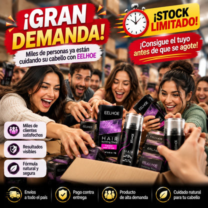 🔥 EELHOE Fibras Capilares ✨ | ¡Disimula las Zonas con Poco Cabello en Segundos! 💇‍♂️ Más Volumen, Aspecto Natural y un Peinado con Más Densidad 🖤
