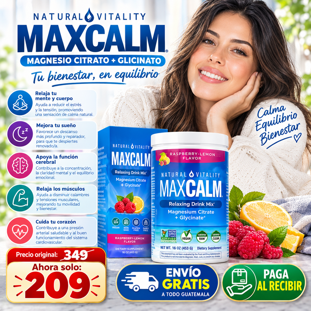 MAXCALM - Relaja Tu Cuerpo, Calma Tu Mente y Descansa Mejor
