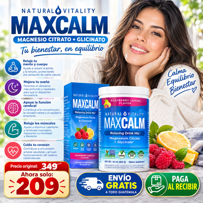 MAXCALM - Relaja Tu Cuerpo, Calma Tu Mente y Descansa Mejor