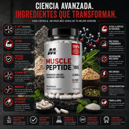 Muscle Peptide 185 – Rendimiento Superior