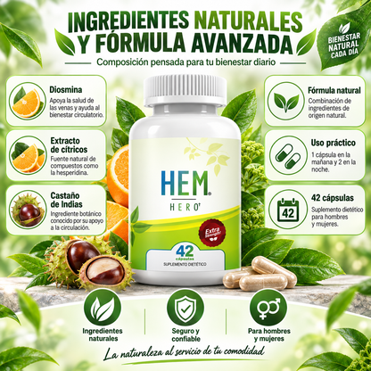 HEM HERO 🌱 Recupera la tranquilidad y disfruta cada día con más confianza.