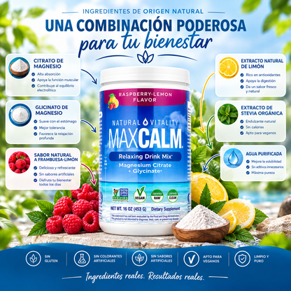 MAXCALM - Relaja Tu Cuerpo, Calma Tu Mente y Descansa Mejor