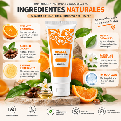🔥 Orange Glow™ | Gel Exfoliante Iluminador de Piel