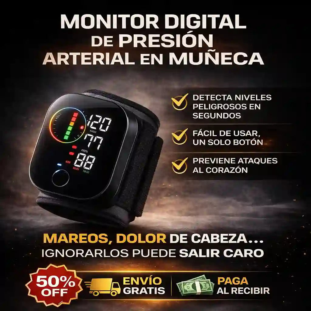 Monitor de presión digital : Controla tu presión desde casa👨‍⚕️👨‍⚕️