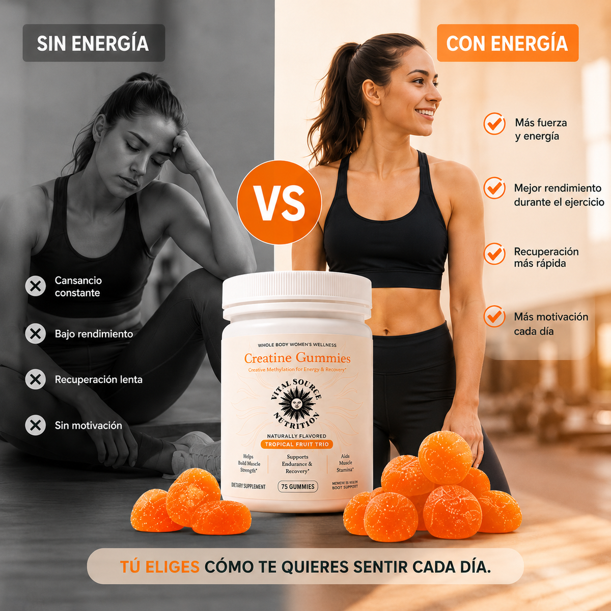 Gomitas de Creatina | Fuerza, Energía y Recuperación