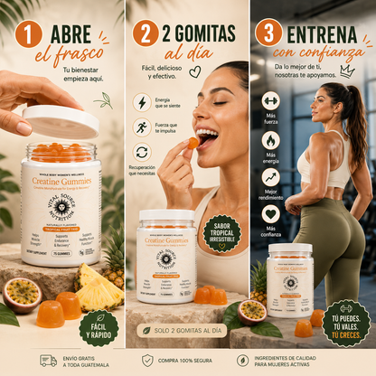 Gomitas de Creatina | Fuerza, Energía y Recuperación
