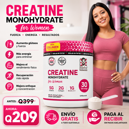 Creatina para Mujeres – Fuerza, Energía y Recuperación